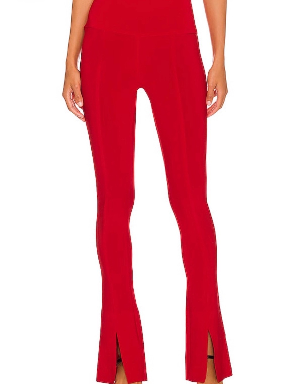 Norma Kamali Spat Leggings Tiger Red Size Large